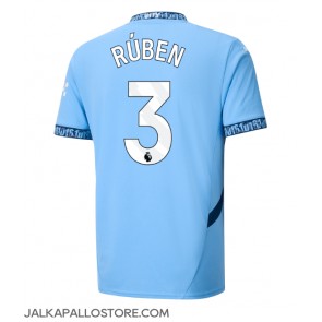 Manchester City Ruben Dias #3 Kotipaita 2024-25 Lyhythihainen